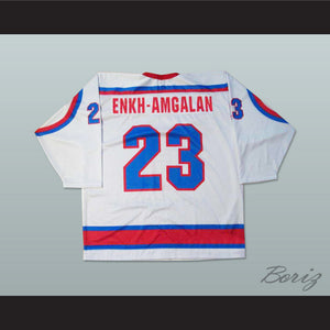 Mongolia National Team White Hockey Jersey