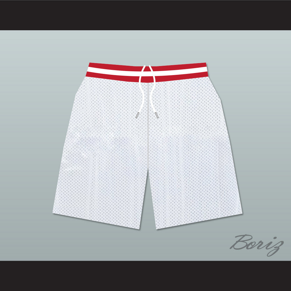 Family Matters Vanderbilt Muskrats High School White Basketball Shorts