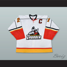 Load image into Gallery viewer, MacArthur 21 Adirondack Thunder White Hockey Jersey
