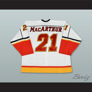 MacArthur 21 Adirondack Thunder White Hockey Jersey