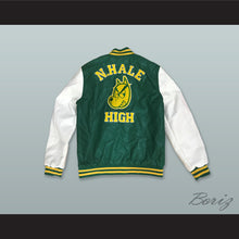 Load image into Gallery viewer, Mac Johnson N. Hale High School Green and White Lab Leather Varsity Letterman Jacket