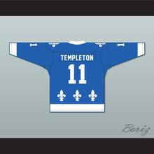 Load image into Gallery viewer, Mac Templeton 11 Le National de Québec Blue Hockey Jersey- Lance et compte (He Shoots, He Scores)