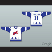 Load image into Gallery viewer, Mac Templeton 11 Le National de Quebec White Hockey Jersey- Lance et compte (He Shoots, He Scores)