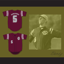 Load image into Gallery viewer, Madison Bumgarner 5 South Caldwell High School Spartans Maroon Baseball Jersey 2
