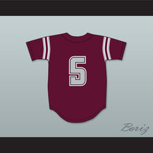 Load image into Gallery viewer, Madison Bumgarner 5 South Caldwell High School Spartans Maroon Baseball Jersey 1