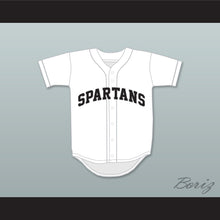 Load image into Gallery viewer, Madison Bumgarner 5 South Caldwell High School Spartans White Baseball Jersey 2