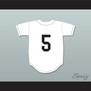 Madison Bumgarner 5 South Caldwell High School Spartans White Baseball Jersey 1