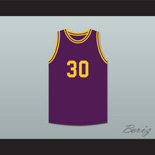 Load image into Gallery viewer, Earvin Magic Johnson 30 Purple Basketball Jersey The Legend of Young Larry Bird Skit