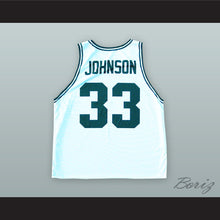 Load image into Gallery viewer, Magic Johnson 33 Magician State White Basketball Jersey