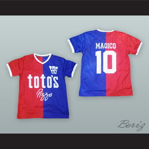 Magico Gonzalez 10 C.D. FAS Red/Blue Soccer Jersey