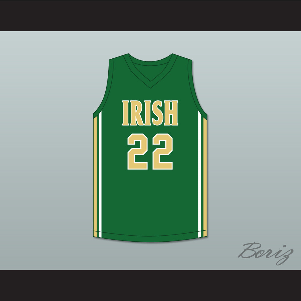 Malaki Branham 22 St. Vincent–St. Mary High School Fighting Irish Green Basketball Jersey 2
