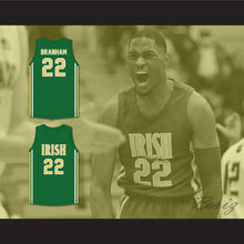 Load image into Gallery viewer, Malaki Branham 22 St. Vincent–St. Mary High School Fighting Irish Green Basketball Jersey 2