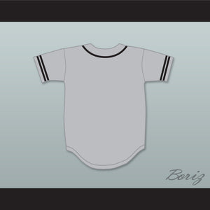 Malcolm X Gray Baseball Jersey