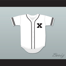 Load image into Gallery viewer, Malcolm X White Baseball Jersey