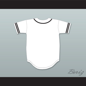 Malcolm X White Baseball Jersey