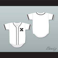 Load image into Gallery viewer, Malcolm X White Baseball Jersey