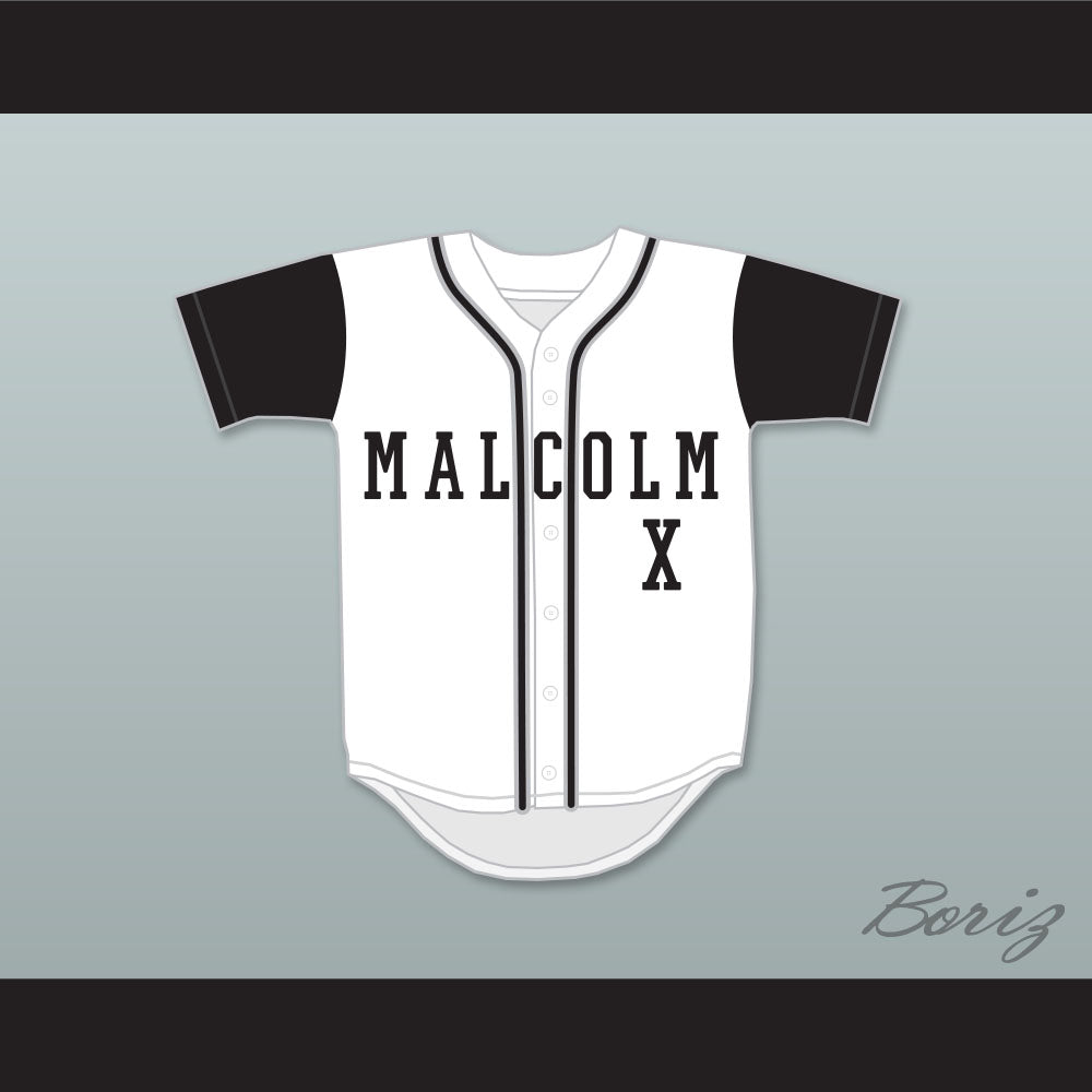 Malcolm X White Baseball Jersey A Different World