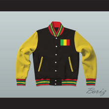 Load image into Gallery viewer, Mali Varsity Letterman Jacket-Style Sweatshirt