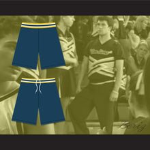 Load image into Gallery viewer, Malibu Vista High School Sea Lions Navy Blue Male Cheerleader Shorts
