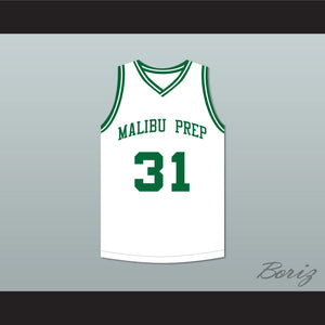 Marcus Stokes 31 Malibu Prep Pelicans Away Basketball Jersey