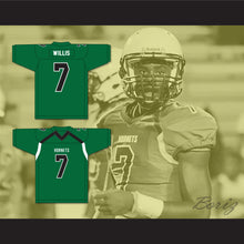 Load image into Gallery viewer, Malik Willis 7 Roswell High School Hornets Green Football Jersey 2