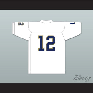 Malik Collins 12 Independence Community College Pirates White Football Jersey