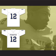 Load image into Gallery viewer, Malik Collins 12 Independence Community College Pirates White Football Jersey