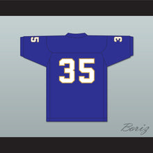 Load image into Gallery viewer, Chavis Daniels 35 Manassas Tigers High School Blue Football Jersey Undefeated