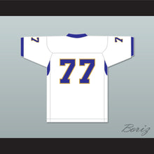 Load image into Gallery viewer, O.C. Brown 77 Manassas Tigers High School White Football Jersey Undefeated