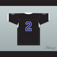 Load image into Gallery viewer, Parker 2 Manassas Tigers High School Black Football Jersey Undefeated