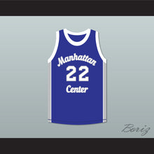 Load image into Gallery viewer, Rapper Mason &#39;Mase&#39; Betha 22 Manhattan Center Rams Blue Basketball Jersey
