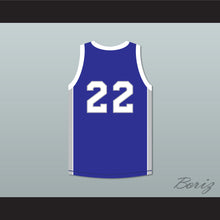 Load image into Gallery viewer, Rapper Mase 22 Manhattan Center Rams Blue Basketball Jersey