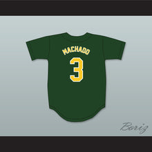 Load image into Gallery viewer, Manny Machado 3 Brito Miami Private School Panthers Dark Green Baseball Jersey 2