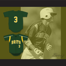 Load image into Gallery viewer, Manny Machado 3 Brito Miami Private School Panthers Dark Green Baseball Jersey 1