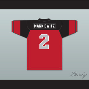Manny Mankiewitz 2 Blackfoot High School Red Football Jersey 2