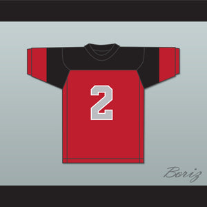 Manny Mankiewitz 2 Blackfoot High School Red Football Jersey 1