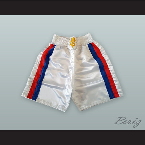 Manny Pacquiao White Boxing Shorts