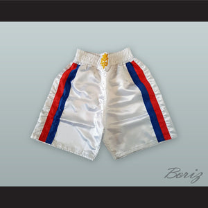 Manny Pacquiao White Boxing Shorts