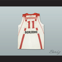 Load image into Gallery viewer, Manuchar Markoishvili 11 Georgia White Basketball Jersey