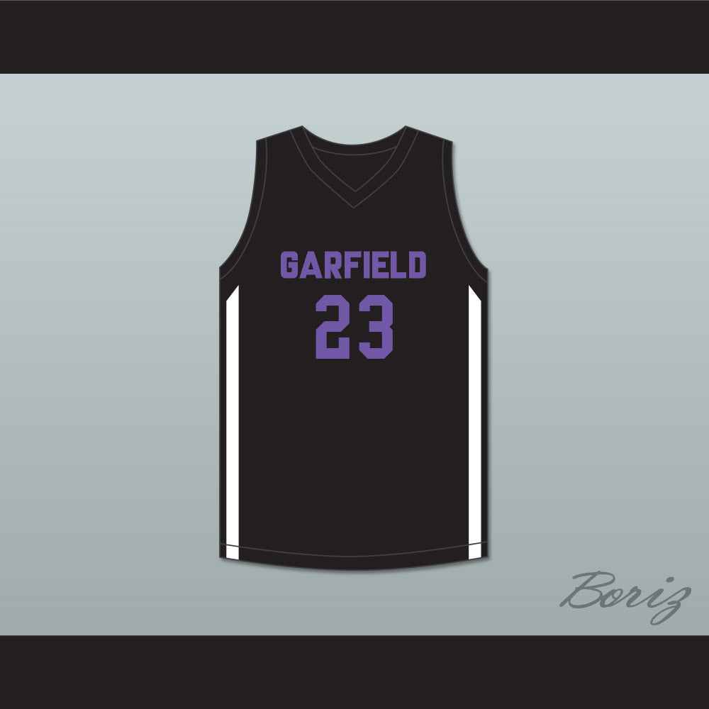 MarJon Beauchamp 23 Garfield High School Bulldogs Black Basketball Jersey 2