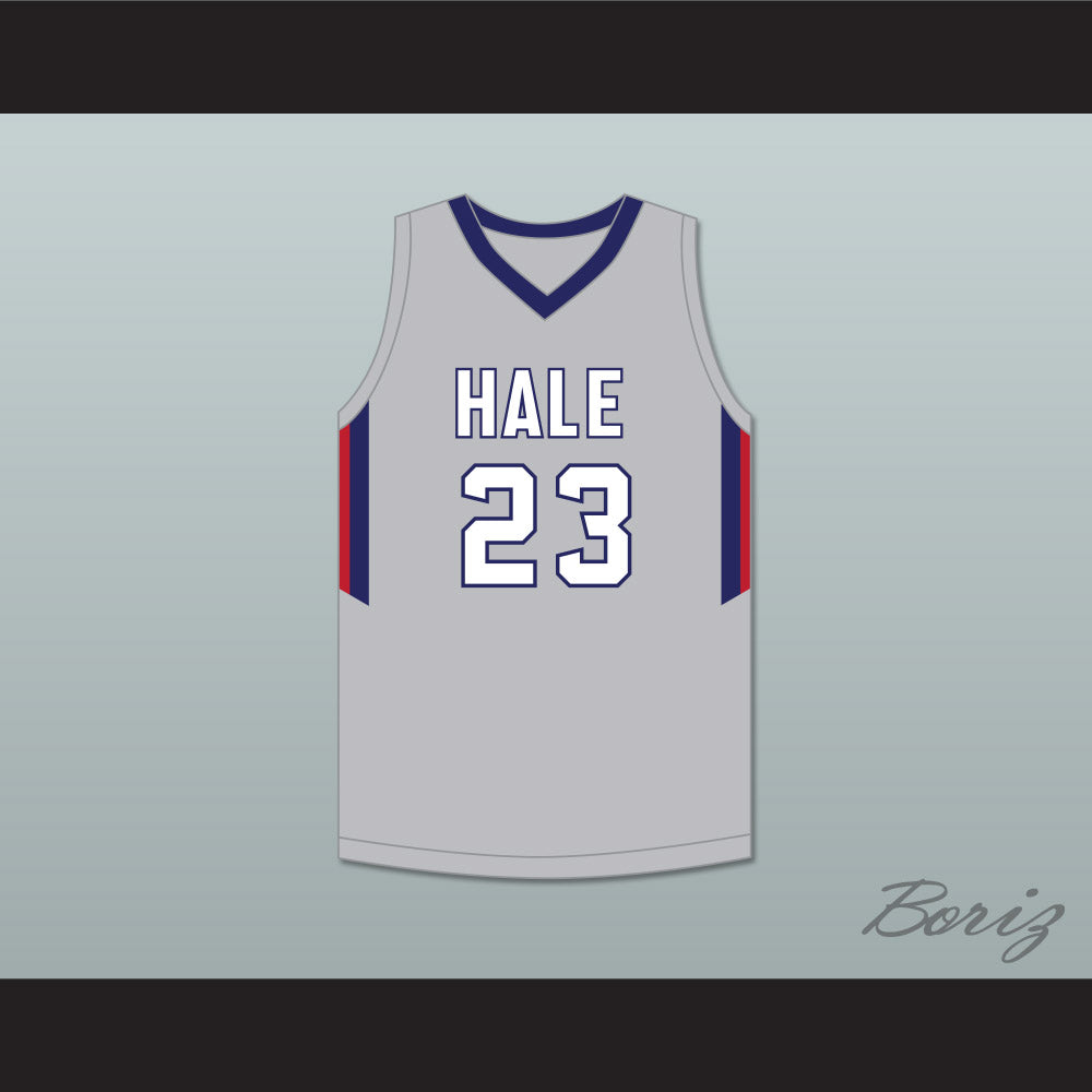 MarJon Beauchamp 23 Nathan Hale High School Raiders Gray Basketball Jersey 1