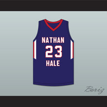 Load image into Gallery viewer, MarJon Beauchamp 23 Nathan Hale High School Raiders Navy Blue Basketball Jersey 2
