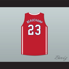 Load image into Gallery viewer, MarJon Beauchamp 23 Nathan Hale High School Raiders Red Basketball Jersey 2