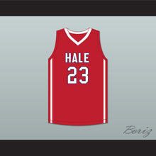 Load image into Gallery viewer, MarJon Beauchamp 23 Nathan Hale High School Raiders Red Basketball Jersey 1