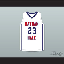 Load image into Gallery viewer, MarJon Beauchamp 23 Nathan Hale High School Raiders White Basketball Jersey 2