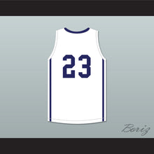 Load image into Gallery viewer, MarJon Beauchamp 23 Nathan Hale High School Raiders White Basketball Jersey 1