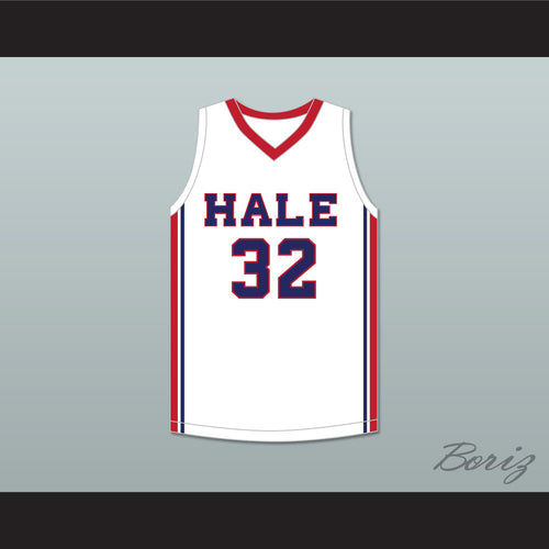 MarJon Beauchamp 32 Nathan Hale High School Raiders White Basketball Jersey 1