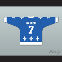 Load image into Gallery viewer, Marc Gagnon 7 Le National de Québec Blue Hockey Jersey- Lance et compte (He Shoots, He Scores)