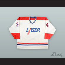 Load image into Gallery viewer, Marc Legault 34 St. Hyacinthe Laser White Hockey Jersey