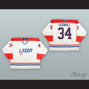 Marc Legault 34 St. Hyacinthe Laser White Hockey Jersey